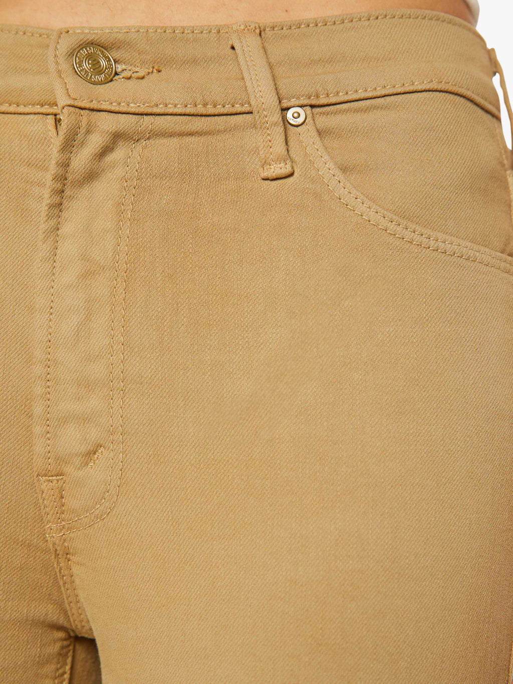 The Mid Rise Dazzler Ankle Fray - Prairie Sand