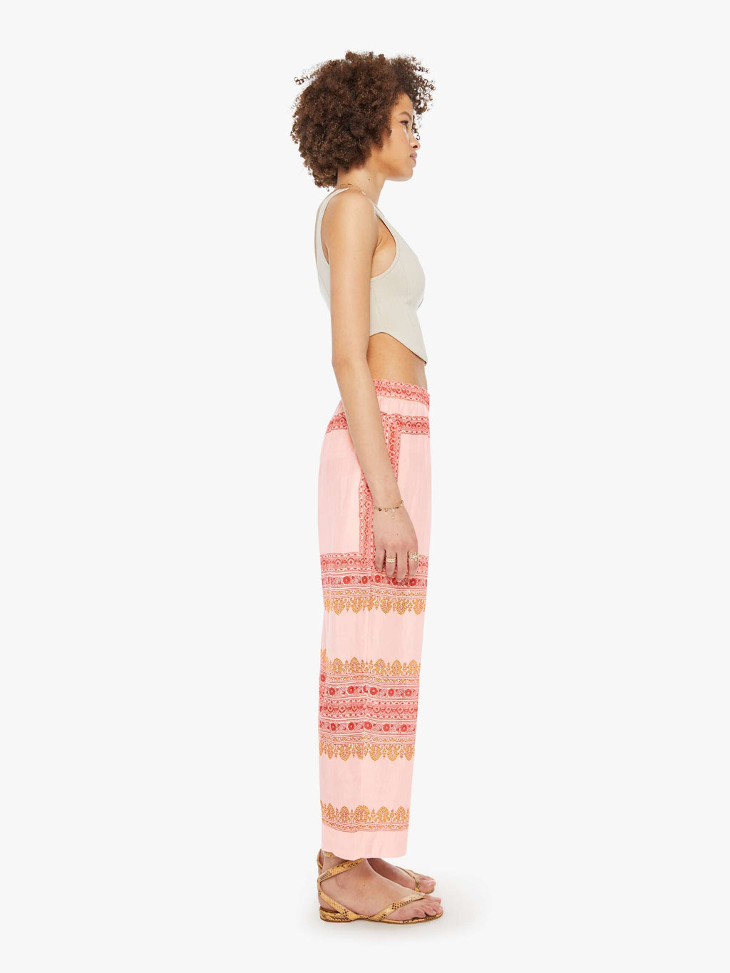 Alix Of Bohemia Otto Pant - Blush Tile