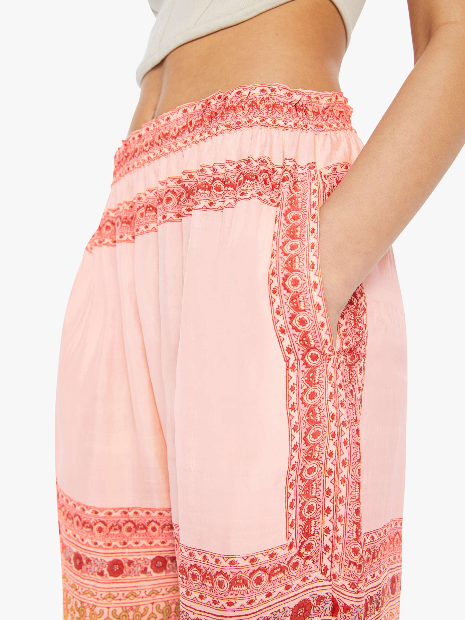 Alix Of Bohemia Otto Pant - Blush Tile